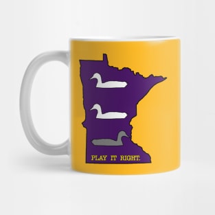 Play it right: DUCK DUCK GRAY DUCK! Mug